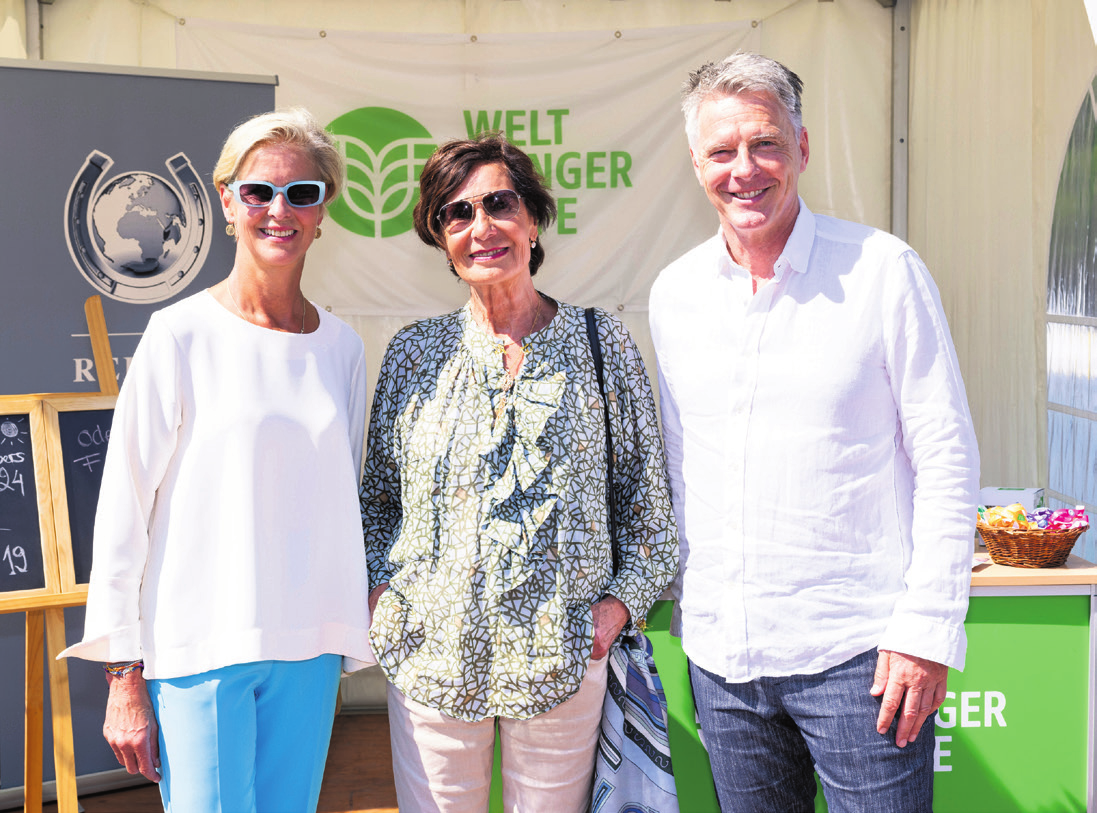 V.l.n.r.: Rosalie von Landsberg-Velen, Gudrun Bauer und Jörg Pilawa © Thomas Hellmann