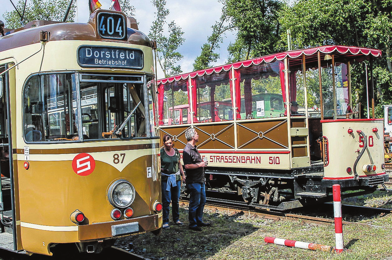 Beim Netter Klassiktreff im Nahverkehrsmuseum Dortmund sind auch historische Straßenbahnen zu sehen. FOTO SCHÜTZE (ARCHIV)