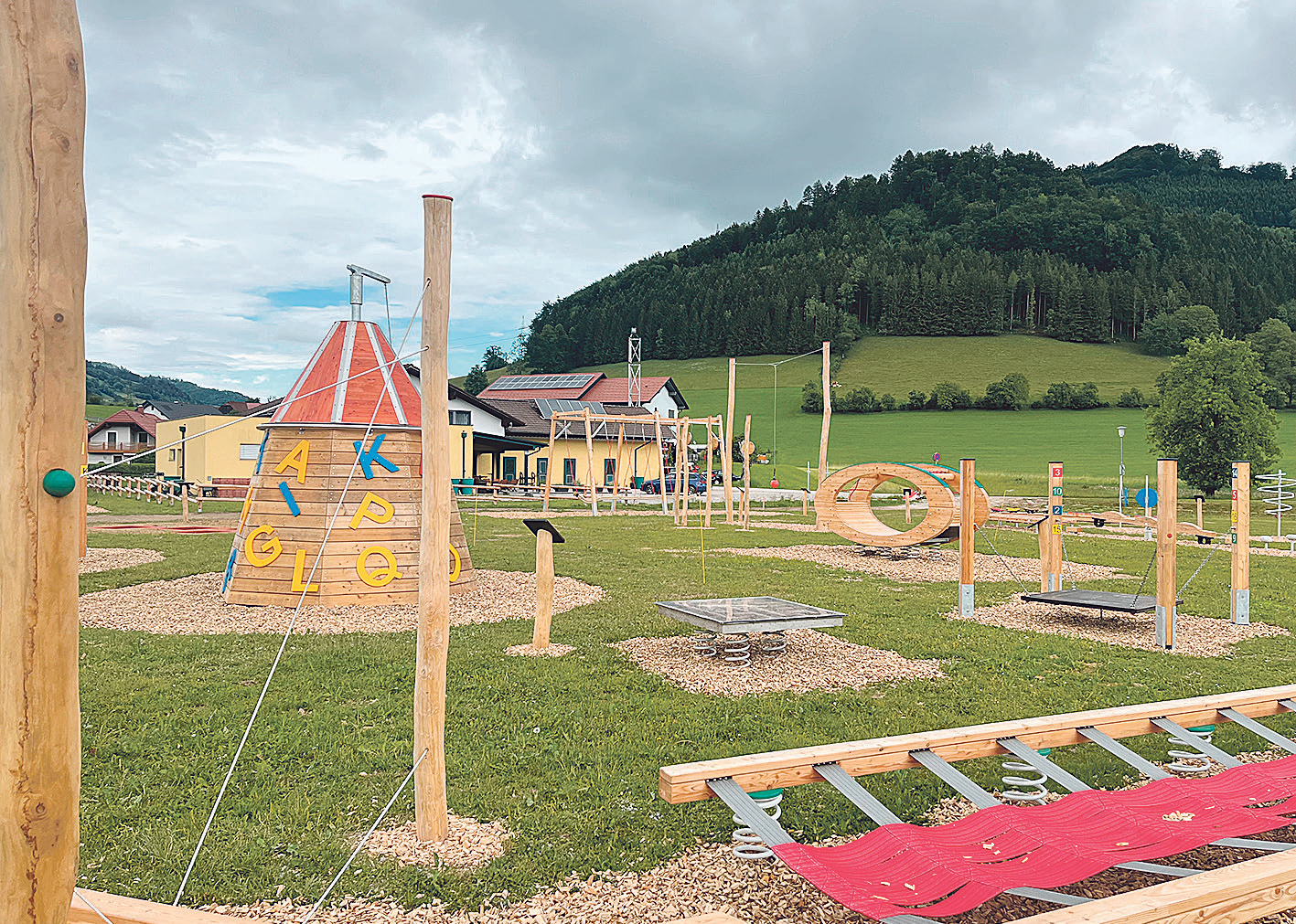 Motorik-Fun-Park fördert Beweglichkeit.