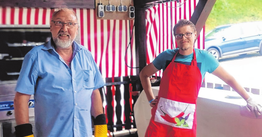 Die Beuerlbacher sind bereit zum Blootzbacken.