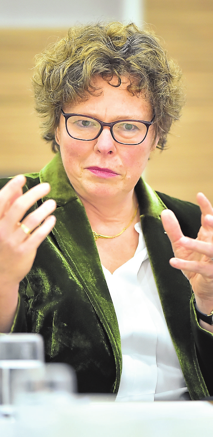 BEATE HOFMANN: Die Bischöfin der Evangelischen Kirche von Kurhessen-Waldeck ist ebenfalls ein gern gesehener Gast in der FZ-Redaktion. / Foto: Charlie Rolff