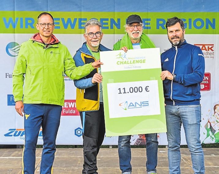 Die Veranstalter der Rhönenergie-Challenge spenden jedes Jahr einen Teil des Startgelds an die Spendenaktion.