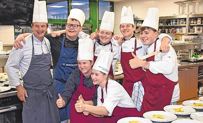 Beste Stimmung auch beim Koch-Team