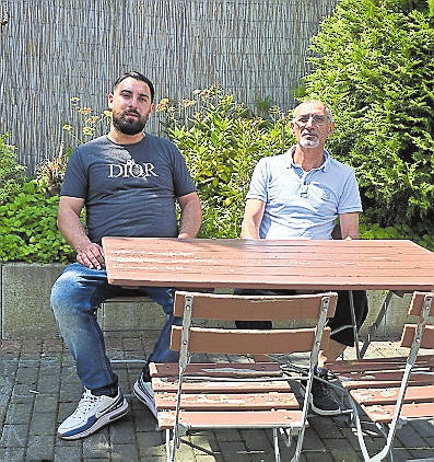 Enrico Civan und Mahmut Öktem sind die Inhaber des Restaurants „Mamo's“.