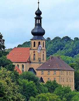 Die imposante Markgrafenkirche in Trebgast FOTO: HÜBNER