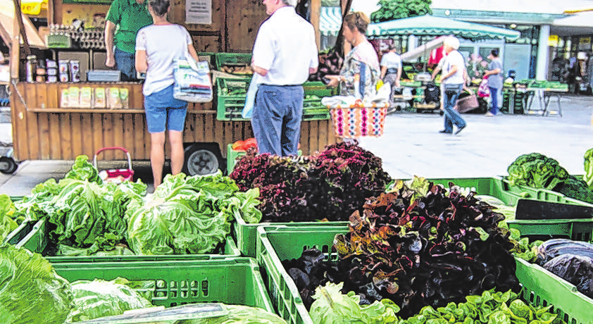 Leondinger Wochenmarkt: ein Fest der Frische, Freundlichkeit und Vielfalt Fotos: Wochenmarkt Leonding