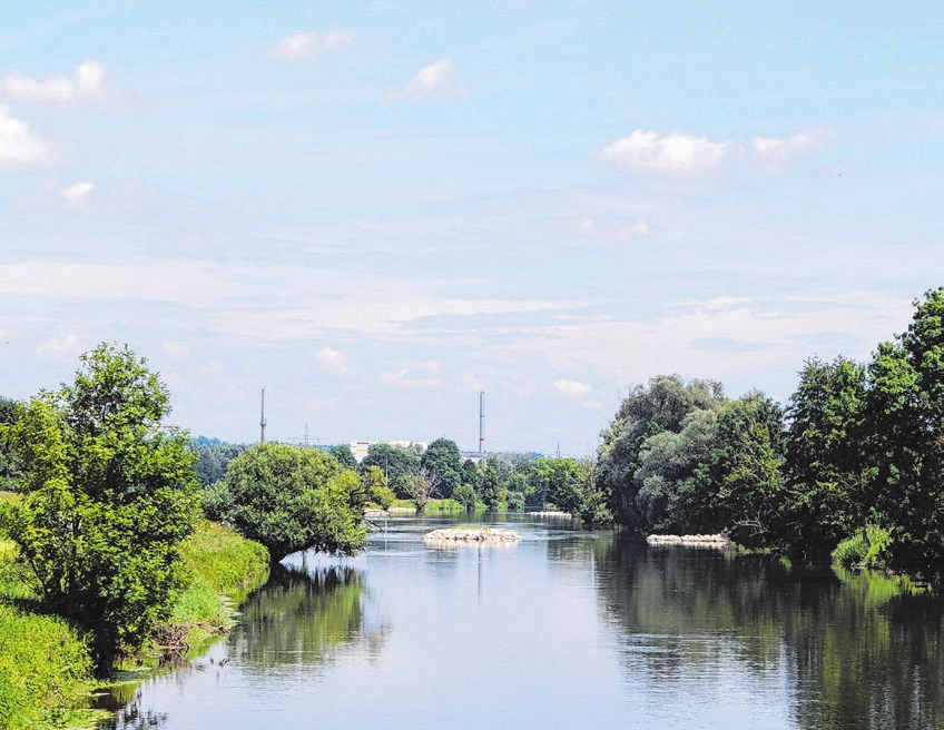 Der renaturierte Donauabschnitt in Gögglingen.