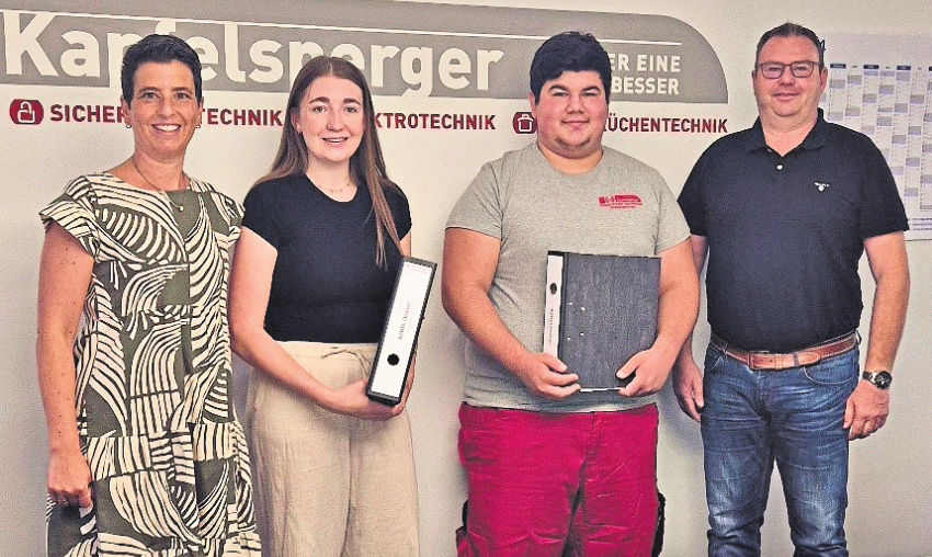 Geschäftsleitung: Bianca Unterhitzenberger/ Johannes Unterhitzenberger Auszubildende: Lea Oberreiter - Kauffrau für Bürokommunikation Mikail Isik - Elektroniker für Energie-/Gebäudetechnik