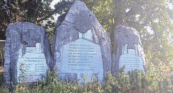 Auch in der Gemeinde Poggersdorf befindet sich ein markantes Denkmal der Abwehrkämpfer. Foto: Alexander Schwab