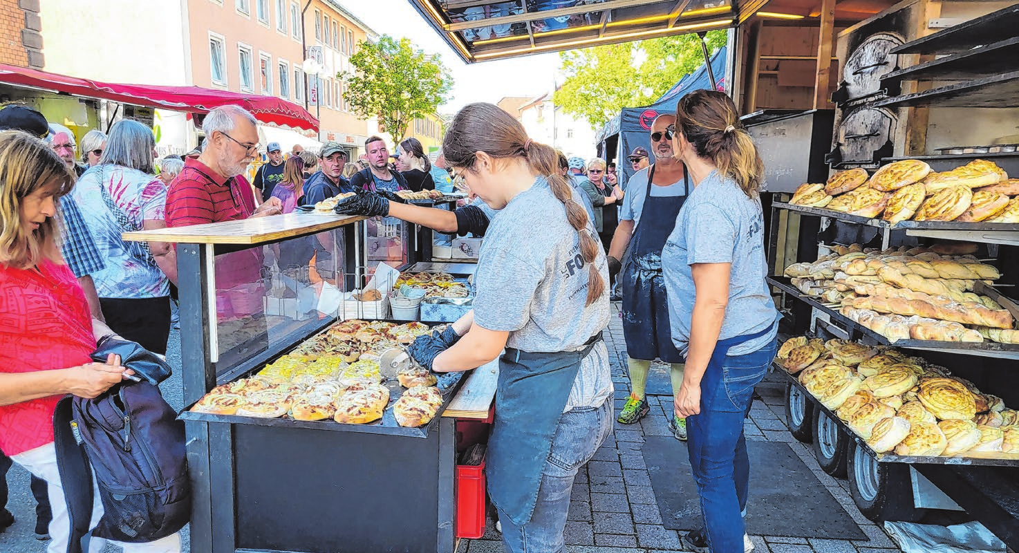 Wenn das Bummeln hungrig macht, ist für Stärkung bestens gesorgt.