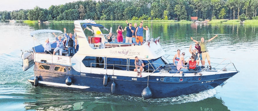 Das beliebte Clubschiff auf dem Scharmützelsee.