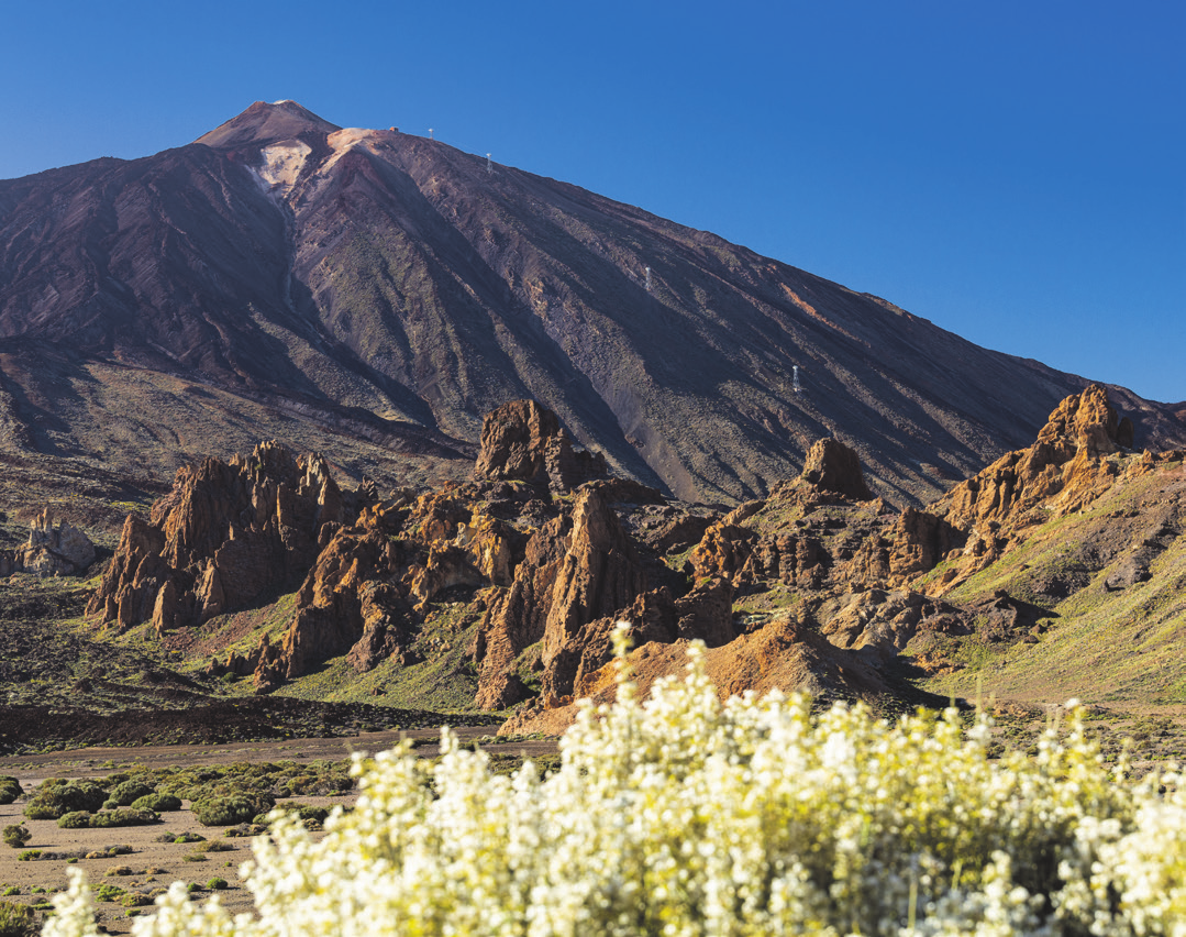 Blick auf den Teide, Teneriffa.