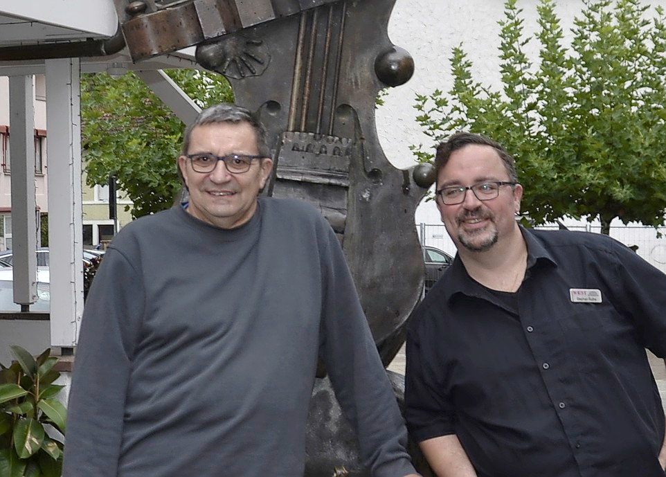 Die Organisatoren Stephan Ruthe (rechts) und Klaus FreyFOTO: CHRISTIANE SAHLI