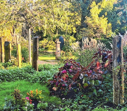 Friedhöfe als grüne Oasen in der Stadt - Beispiel Gemeinschaftsgrabanlage Nordfriedhof Düsseldorf.