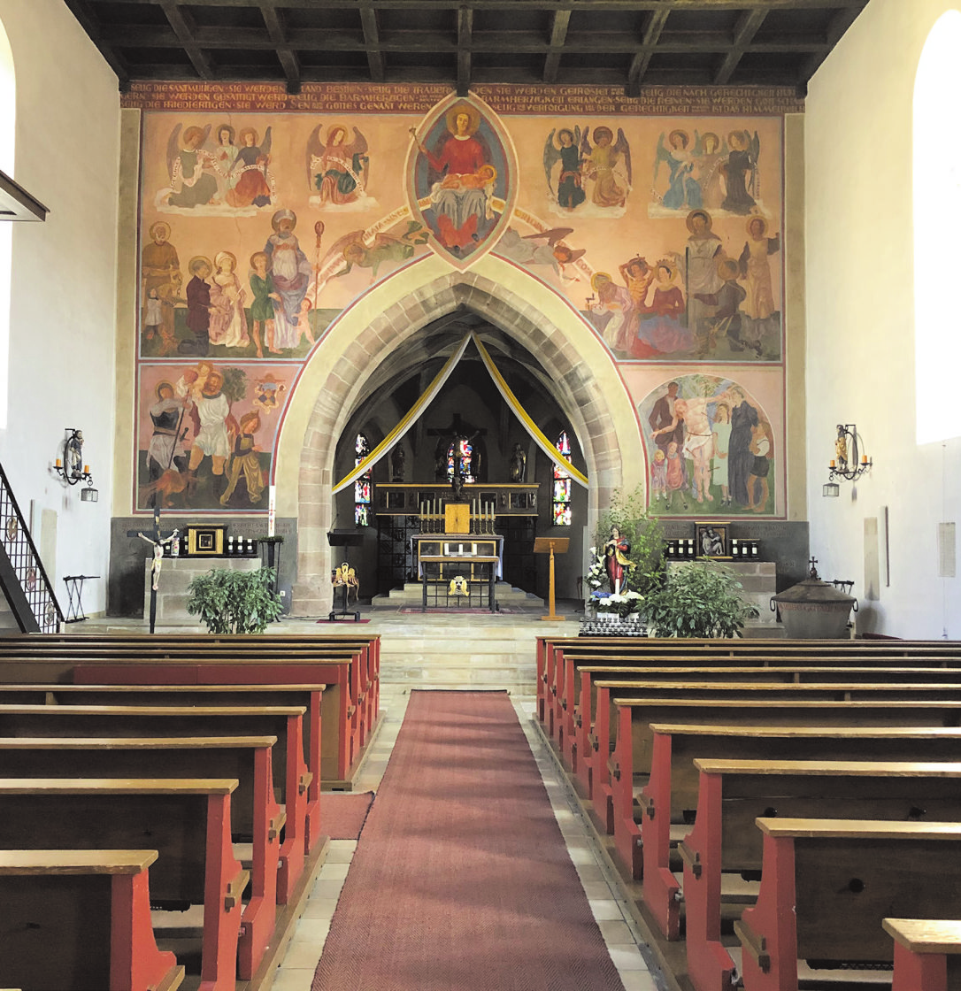 Ein Blick in die schöne Pfarrkirche. Hier wird am Kirchweihsonntag um 10.15 Uhr auch der Festgottesdienst gefeiert. Fotos: Stefan Baumgärtner