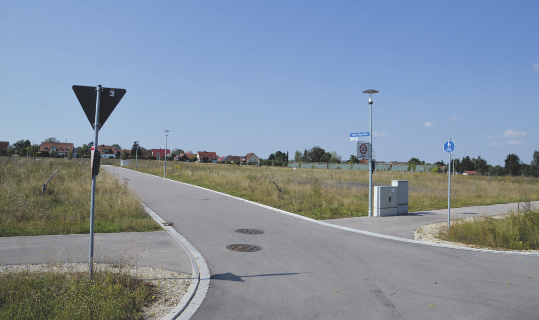 Das Baugebiet „Haselbachäcker“ am östlichen Rand von Wilburgstetten kann sofort bebaut werden, die Erschließung ist abgeschlossen.