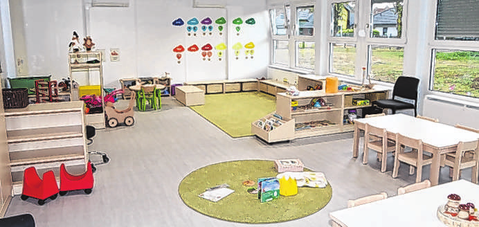 Blick in die neuen Kindergartenräume