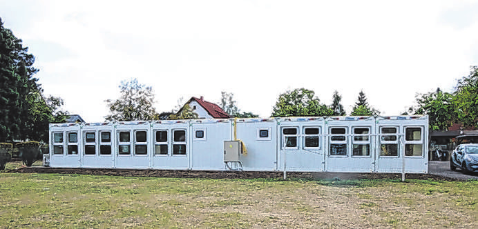 Container für zwei Jahre bieten Platz für mehr Kinder.