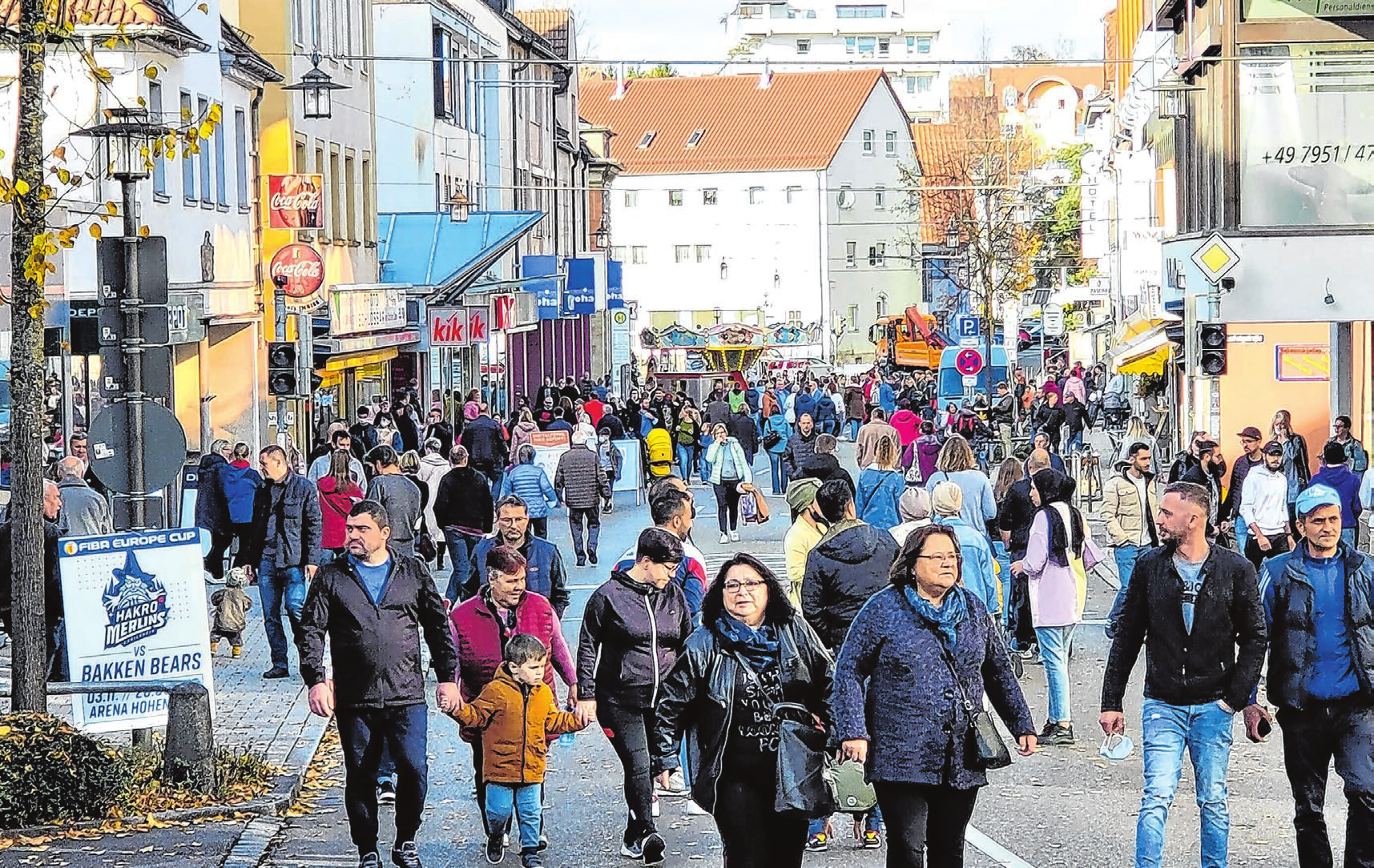 Der verkaufsoffene Sonntag rundet das Angebot der Markttage am 27. Oktober ab. Foto: Oliver Färber