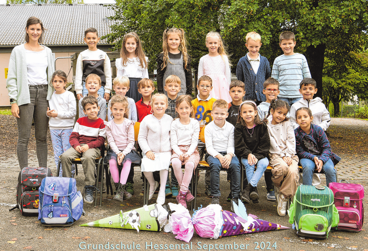 Grundschule Hessental, Klasse lb  - Klassenlehrerin: Deborah Bauer Foto: Top-Fotografie Rau