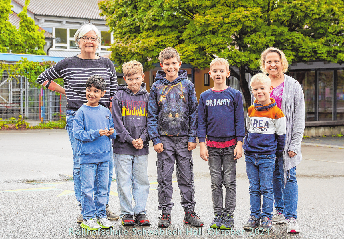 Thiele-Winckler-Schule Öhringen, Außenklasse Klassenlehrerinnen: Sigrid Weisenauer (links), Sonja Zischg Foto: Top-Fotografie Rau