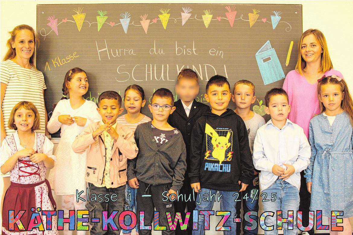 Käthe-Kollwitz-Schule, Klasse 1 Klassenlehrerinnen: Saskia Heinrich und Ines Früh Foto: Emanuel Bartelmeẞ