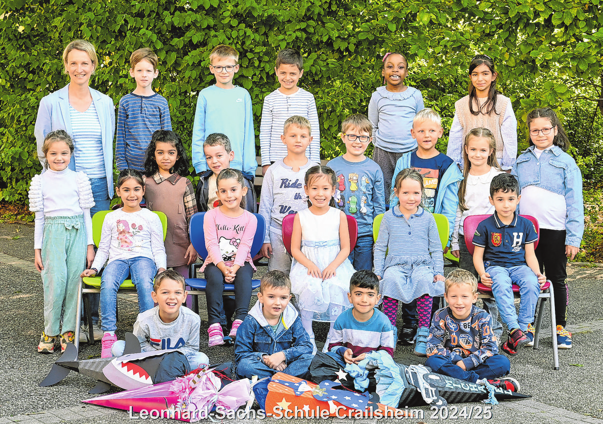 Leonhard-Sachs-Gemeinschaftsschule Crailsheim, Klasse la Klassenlehrerin: Saskia Rähmer Foto: Top-Fotografie