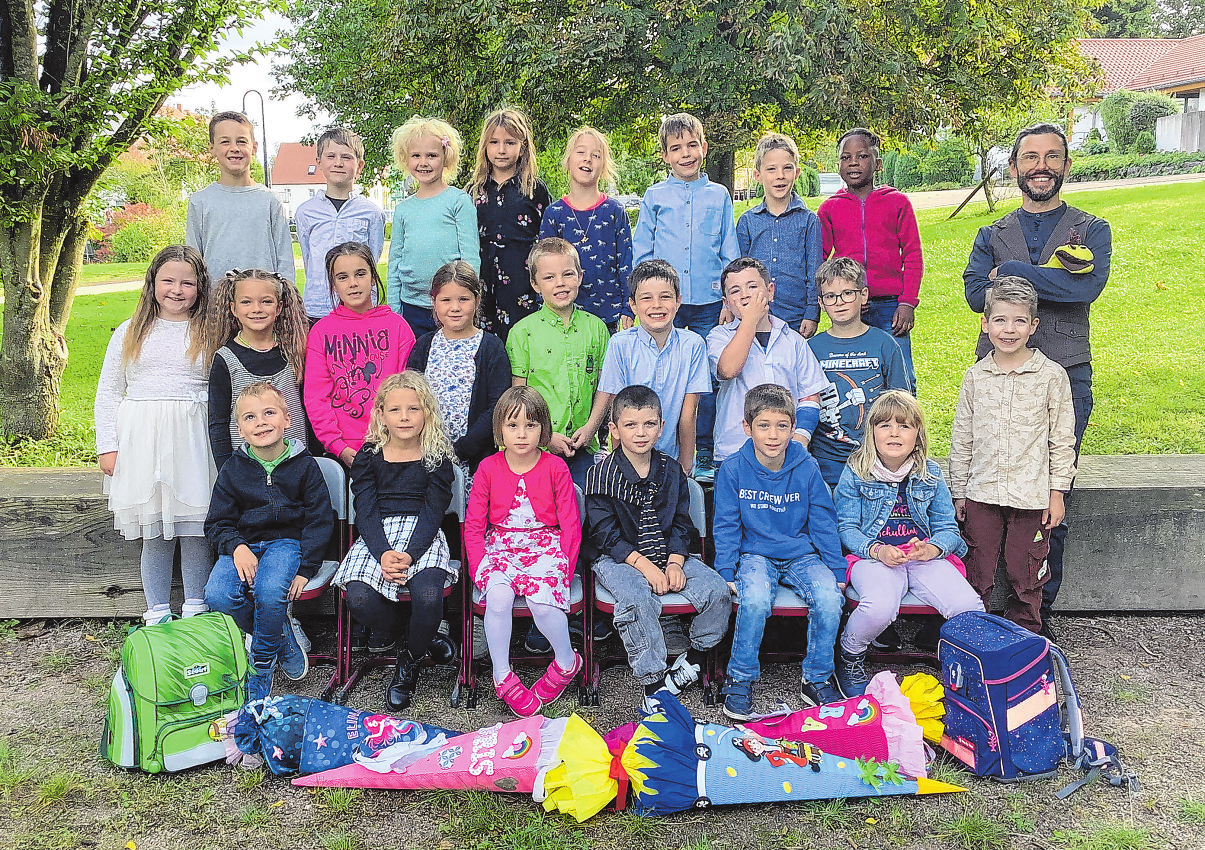 Die Schule Schrozberg, Klasse la Klassenlehrer: Gerald Wutsch Foto: Sara Kraft