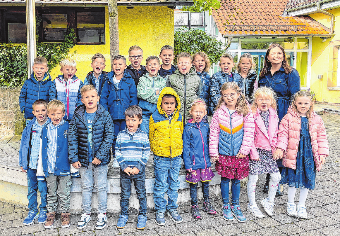 Grundschule Satteldorf, Klasse la Klassenlehrerin: Annika Müller Foto: Jana Fee Schirmer