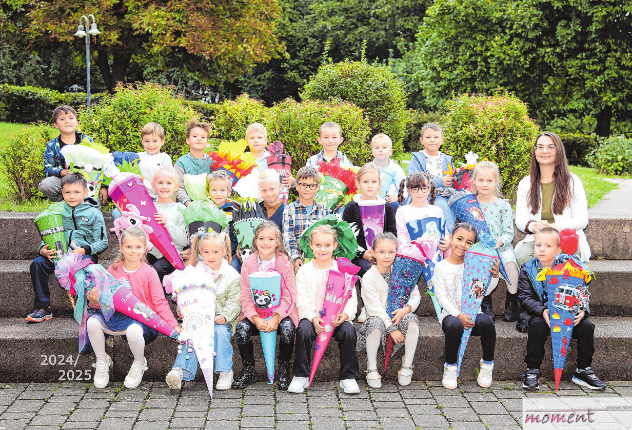 Julius-Wengert-Schule Wallhausen, Klasse 1b Klassenlehrerin: Madeleine Zentgraf Foto: Julius-Wengert-Schule Wallhausen