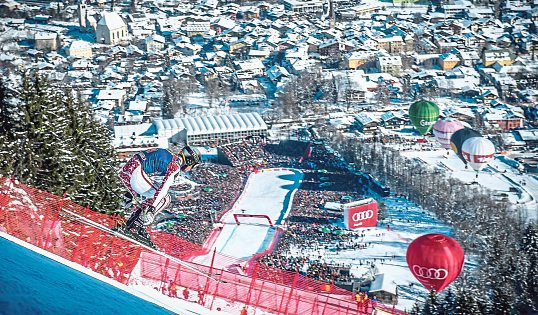 Das 85. Internationale Hahnenkamm-Rennen in Kitzbühel ist zweifellos ein Highlight im Kalender der Skisportler.Foto: Kitzbühel Tourismus