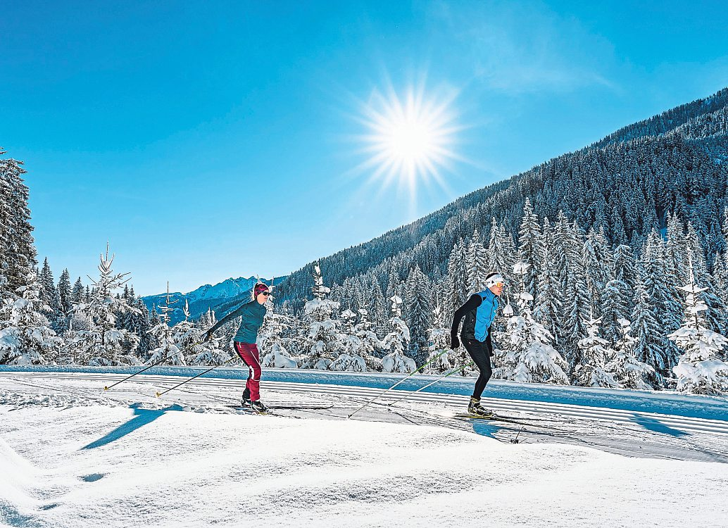 Schneesicherheit, moderne Infrastruktur und unberührte Natur machen Osttirol zum Eldorado für Langläufer. Foto: Peter Maier