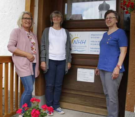 von links: Maria Lory, Birgit Eckert und Rita Straub