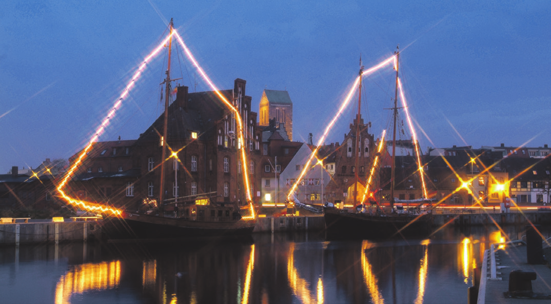 Seemans weihnacht am Alten Hafen in Wismar. Foto: H. Volster