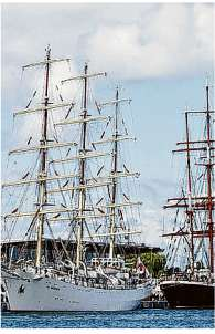 Der „Neptun-Express“ des LDC rollt am 10. August wieder zur Hanse-Sail nach Warnemünde. Tickets unter: 0355 481 568 Foto: Lutz Zimmermann