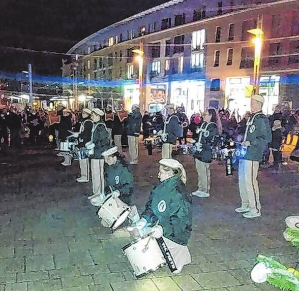 Die Frankfurter Fanfarengarde begleitet wieder musikalisch den Lampionumzug zum Lichterfest. Foto: Privat