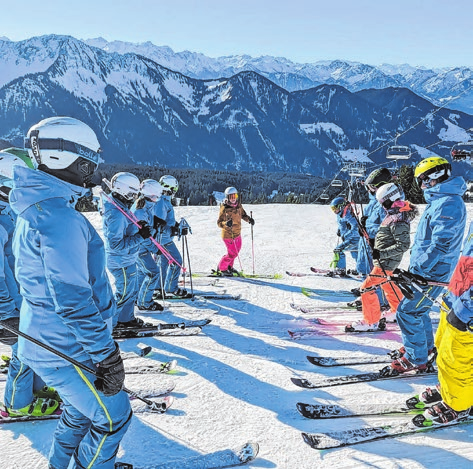 Der Skiclub Rottenacker bietet auch Skikurse an. Fotos: Skiclub