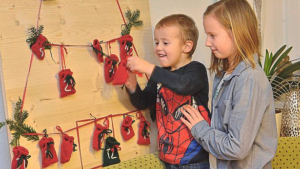 Adventkalender verkürzten die Wartezeit aufs Christkind.