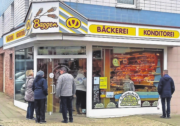 Das Geschäft der Bäckerei-Konditorei Baggen in Kohlscheid. FOTO: GÜNTHER SANDER