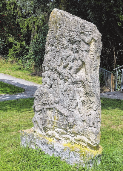 Gedenkstein auf der Insel Werder in Hameln Steine erinnern 2 adobe.stock