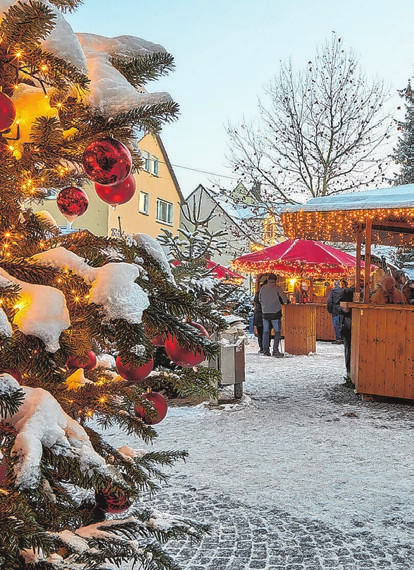 Hoffentlich gibt es wieder Schnee zum Glühwein wie in den Vorjahren. Foto: Melchior Tradowski