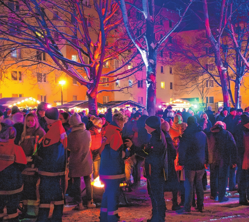 Gut besucht und mit guter Stimmung feierten Mieter und Eisenhüttenstadter im letzten Jahr.