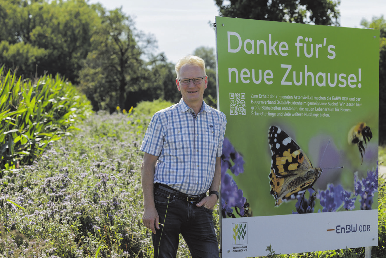 Hubert Kucher engagiert sich sehr für die Blühwiesen.