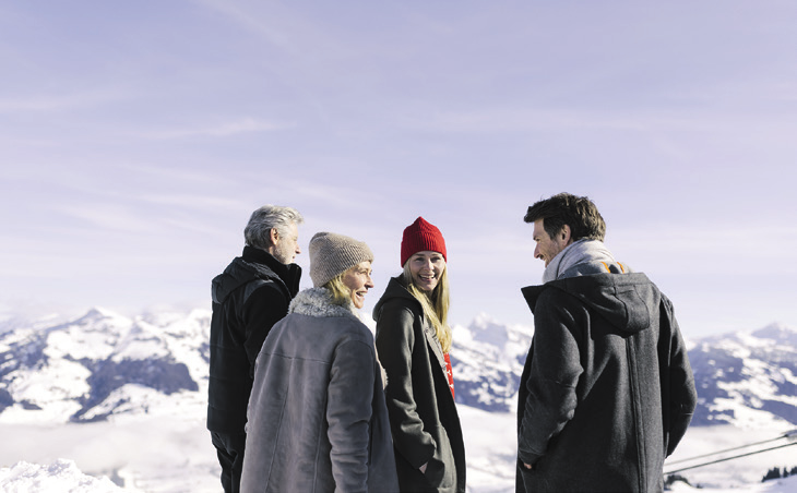 Winter-Idyll Kitzbühel: erholsame Spaziergänge in der Schneelandschaft