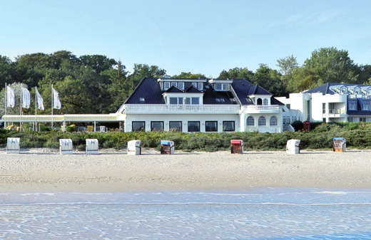 Direkte Strandlage. Foto: Hotel Seeschlösschen