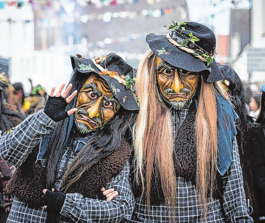 Die „Lomba-Kiebler“ sind die dritte Figur der Narrenfreunde Remmingsheim.