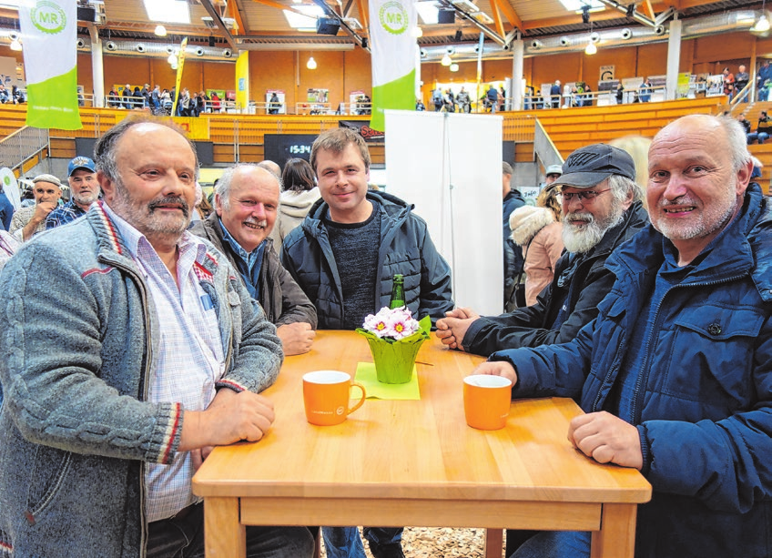 Der offene und direkte Austausch steht am Maschinenring-Stand im Fokus.