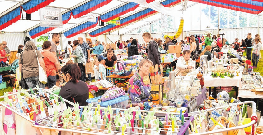 Als Zugpferd etabliert hat sich längst auch der große Zeltflohmarkt am Waldfest-Samstag von 8 bis 15 Uhr. 