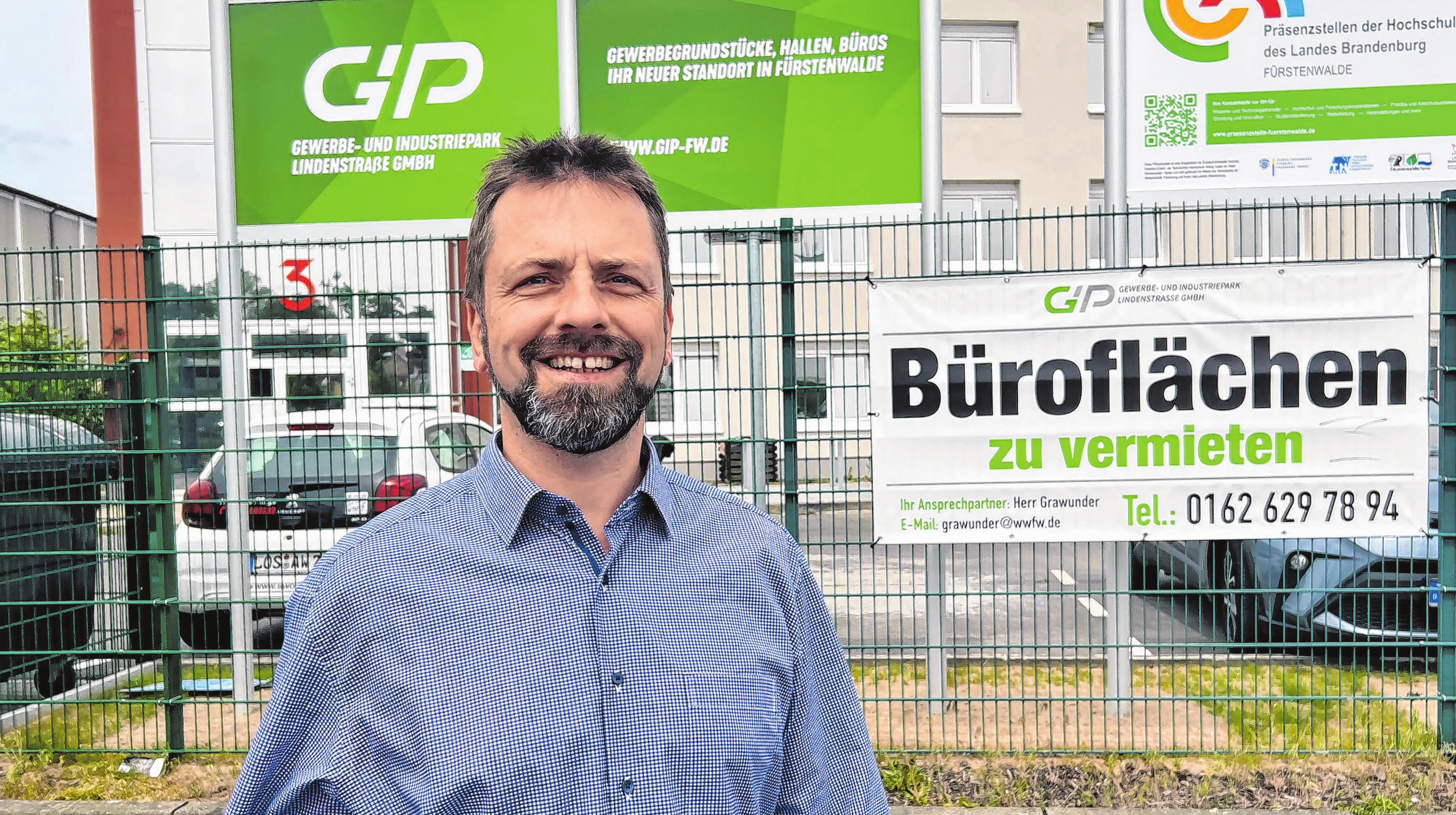 Manager Christian Klingelstein von der GIP.