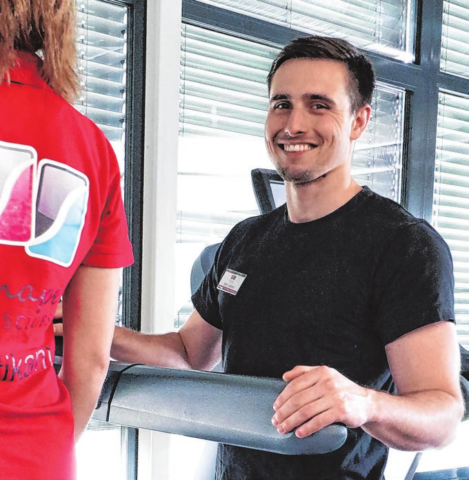 Marc Jaksch hat das Lehramtsstudium aufgegeben und wird jetzt Fitnessökonom. Foto: Daniela Strohmaier